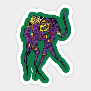 Psychedelic Dali Sticker